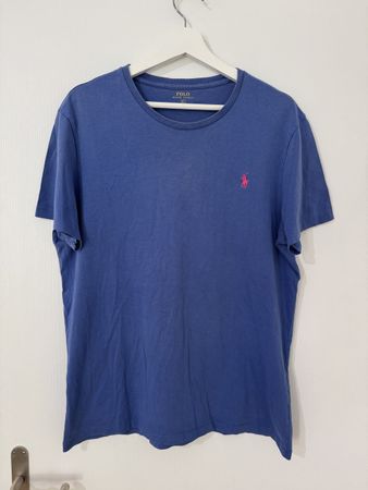 Polo Ralph Lauren T-Shirt Grösse L Custom Fit blau oryginal