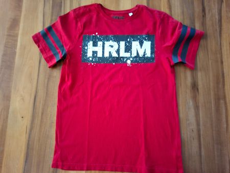 T-Shirt DOWNLOAD rot Grösse 158/164 guter Zustand