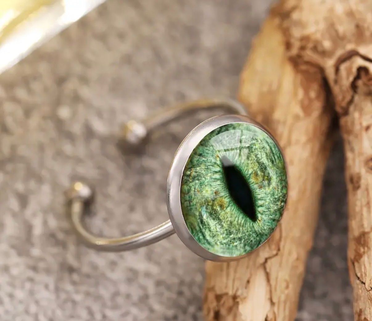 Anelli: Ring mit Katzenauge – Nuovo (secondo la descrizione) da Gams venduto da Mariawicca 2