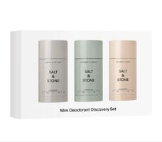 Salt & stone deodorant travel set