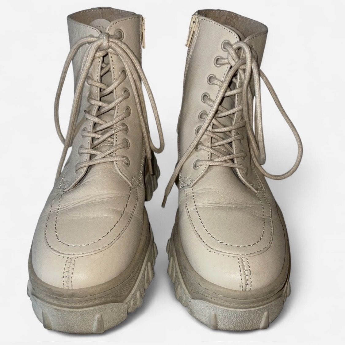 Chaussures femmes: Bronx Leder Boots Gr. 37, beige – D'occasion à Luzern par sar_yqn5 4