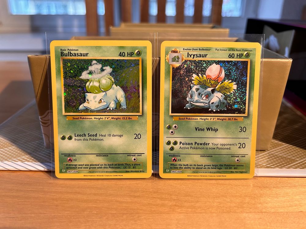 Bulbasaur & Ivysaur (Holo) Pokemon TCG Classic Kaufen auf Ricardo