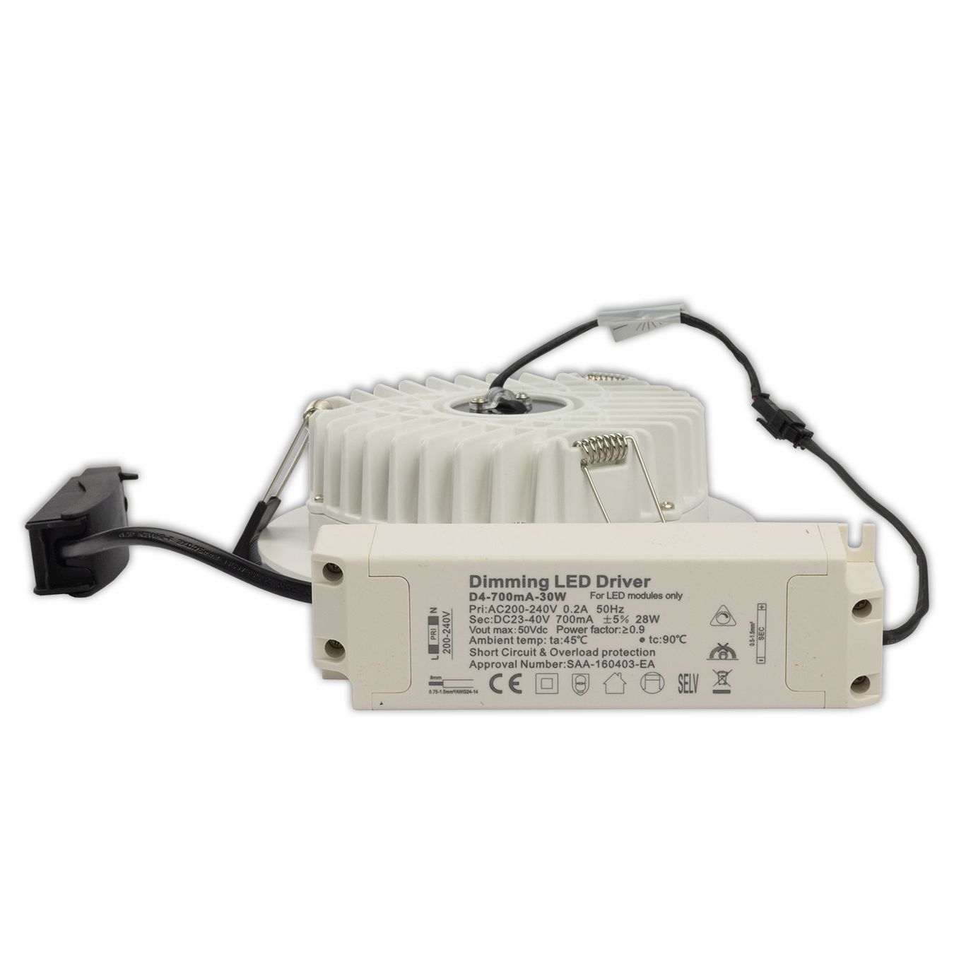 Lampade: LED Einbaustrahler, Dimmbar, 17 cm Ø – Nuovo (secondo la descrizione) da Kreuzlingen venduto da Smart-Light 2
