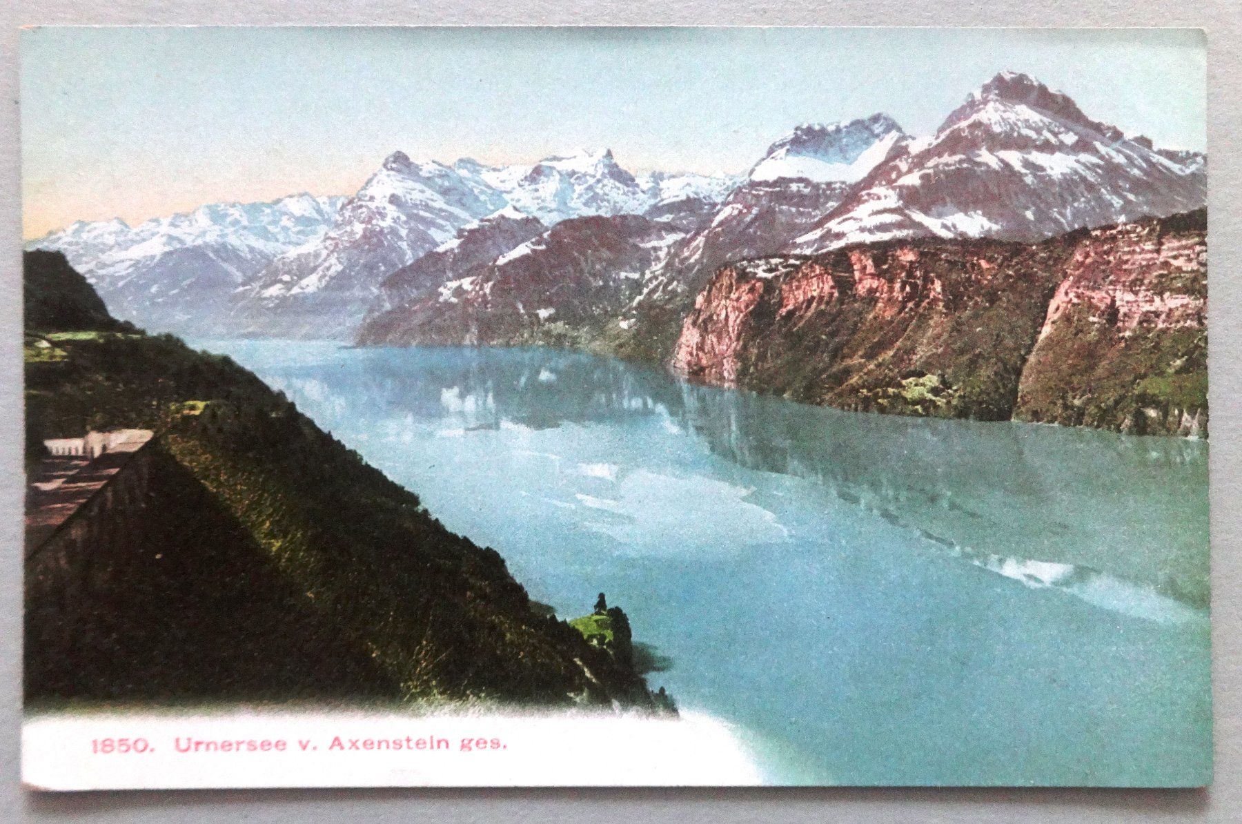 Cartoline postali: Urnersee v. Axenstein ges. – Usato da Fétigny venduto da Billy2miny