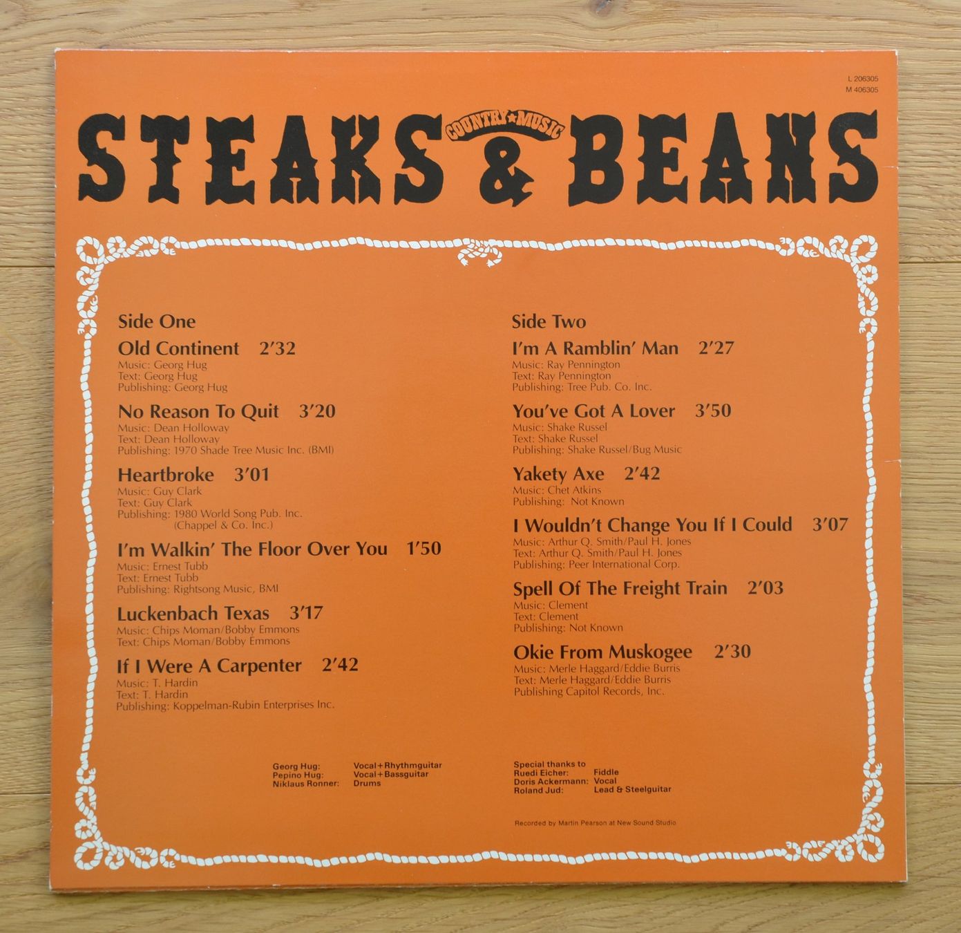 Dischi in vinile: Steaks & Beans - Old Continent – Usato da Glarus venduto da Zigerfrigg 1