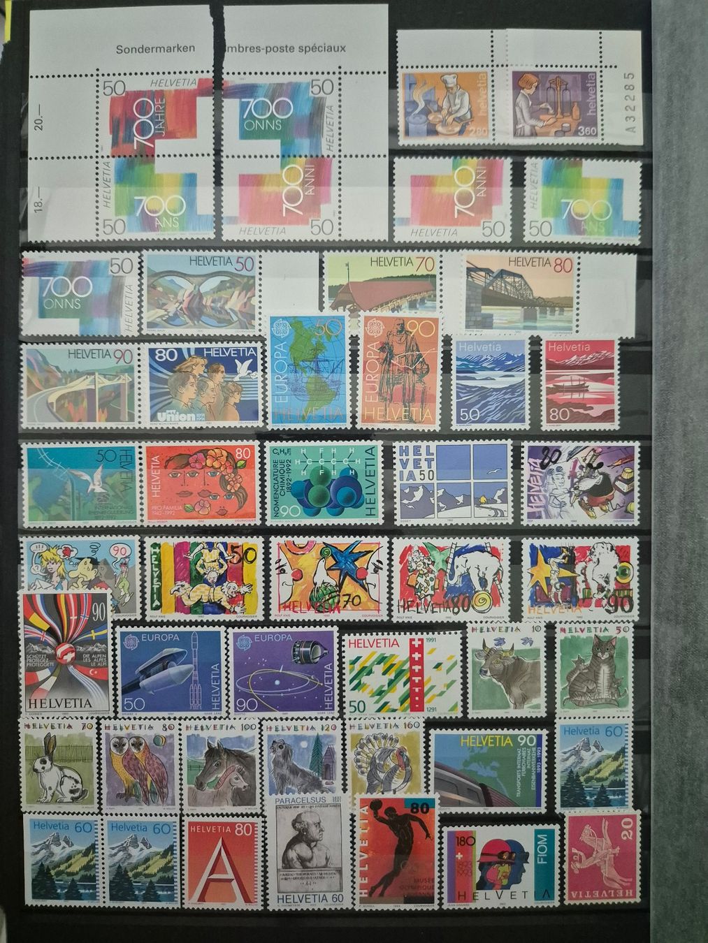 Tous les timbres: Frankaturware 100 CHF. GRATISLIEFERUNG ! – Neuf (Voir description) à Horgen par frankatur 1