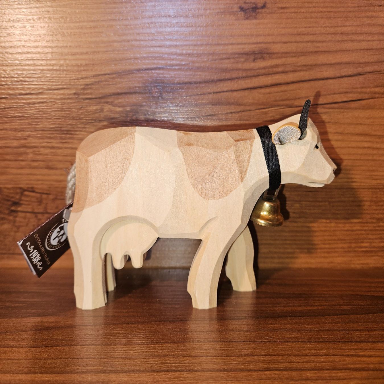 Trauffer Giocattoli: 3 Holzfiguren Kuh, Kalb und Stier – Nuovo (secondo la descrizione) da Reichenbach i. K. venduto da ANiZu83 3