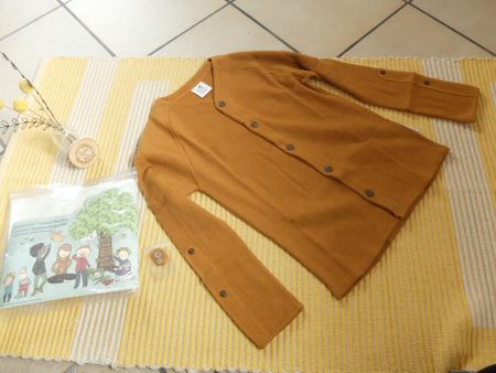 Manymonths Jaquette NEUF Honey Laine 140-152/158// Envoi OK