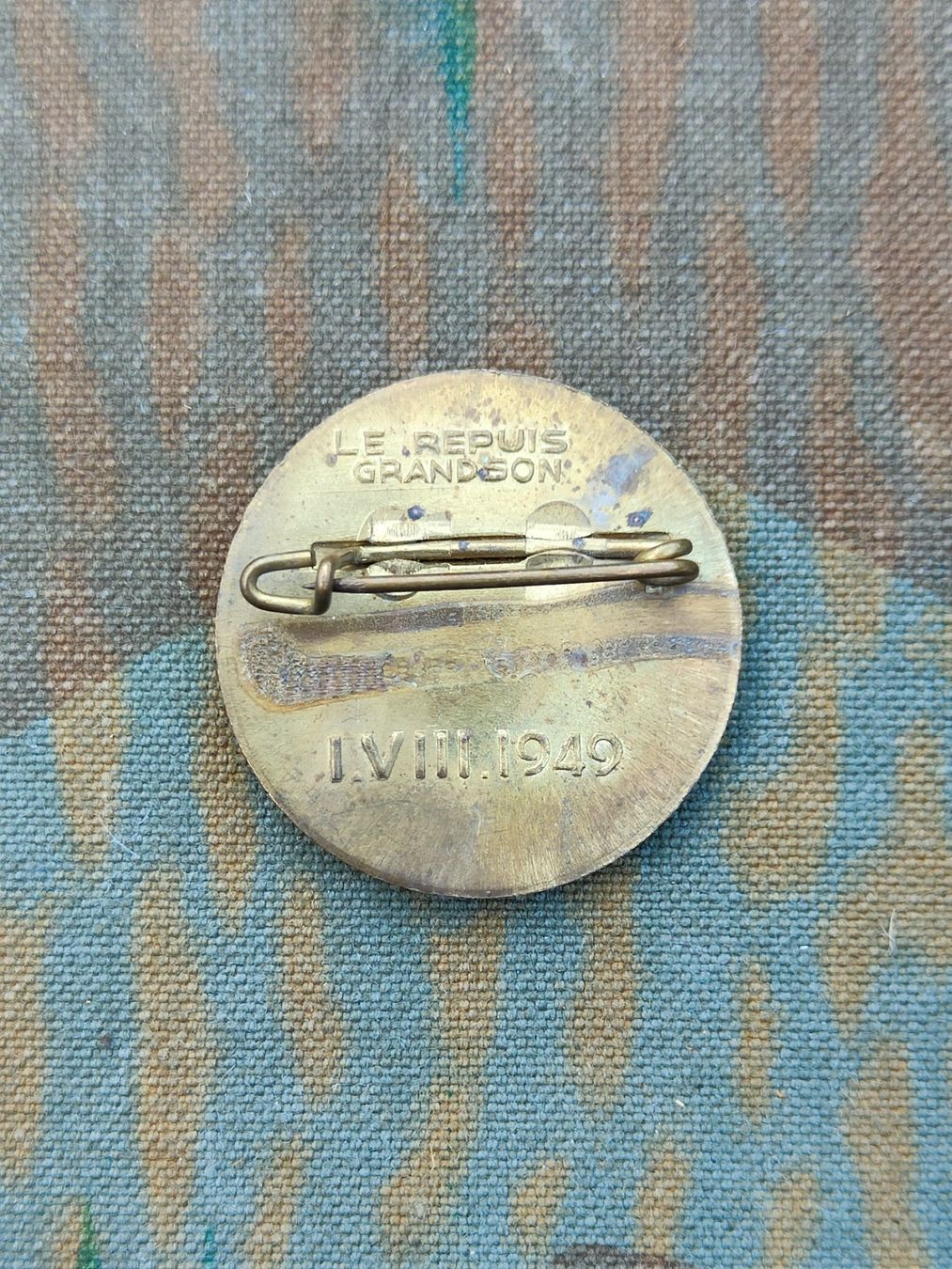 Placchette & Badge: 1. August Abzeichen 1949 – Usato da Bauma venduto da SwissMilitaria 1