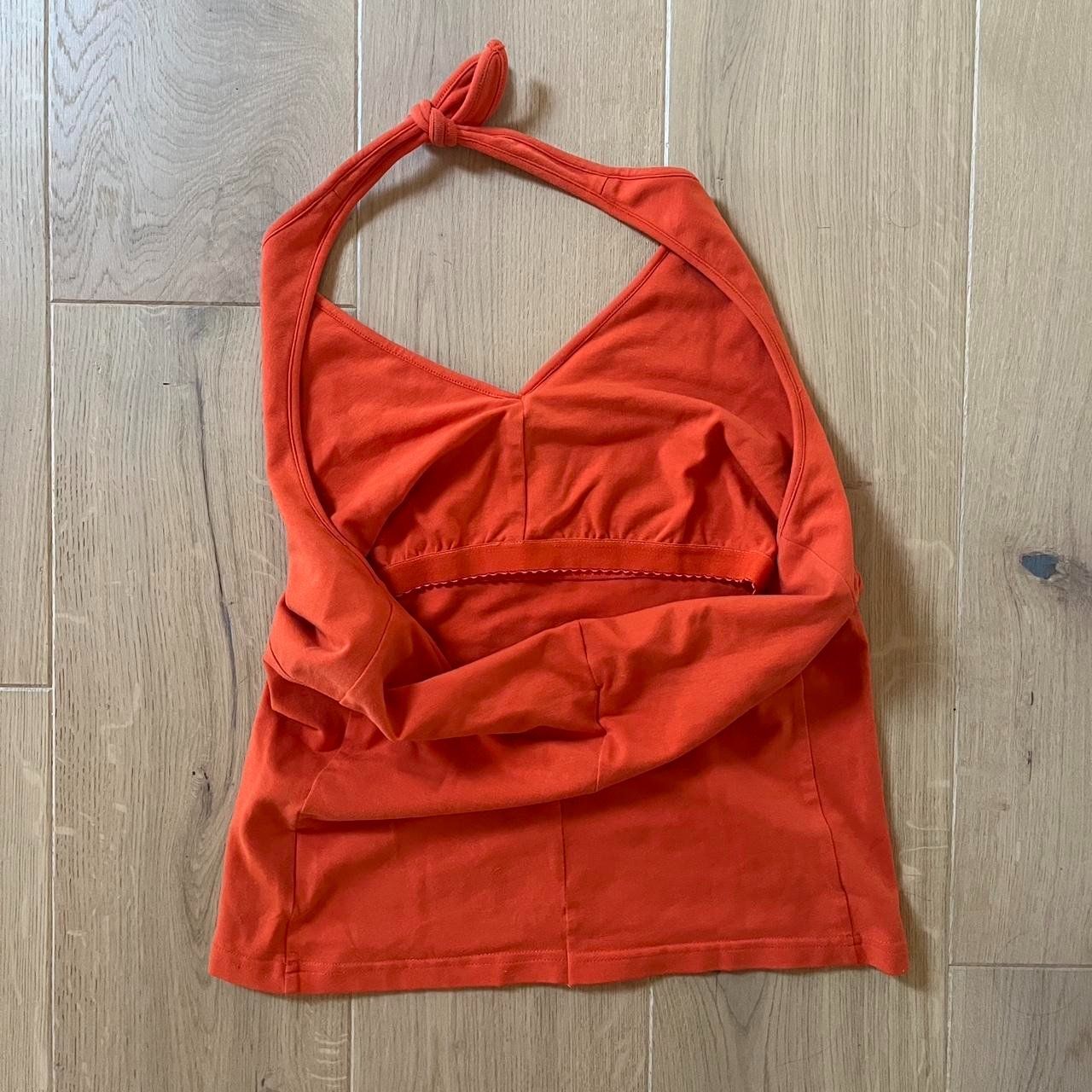 Tops: Orange halter top, Gr. M – Gebraucht aus Richterswil von sop_zwd9 3