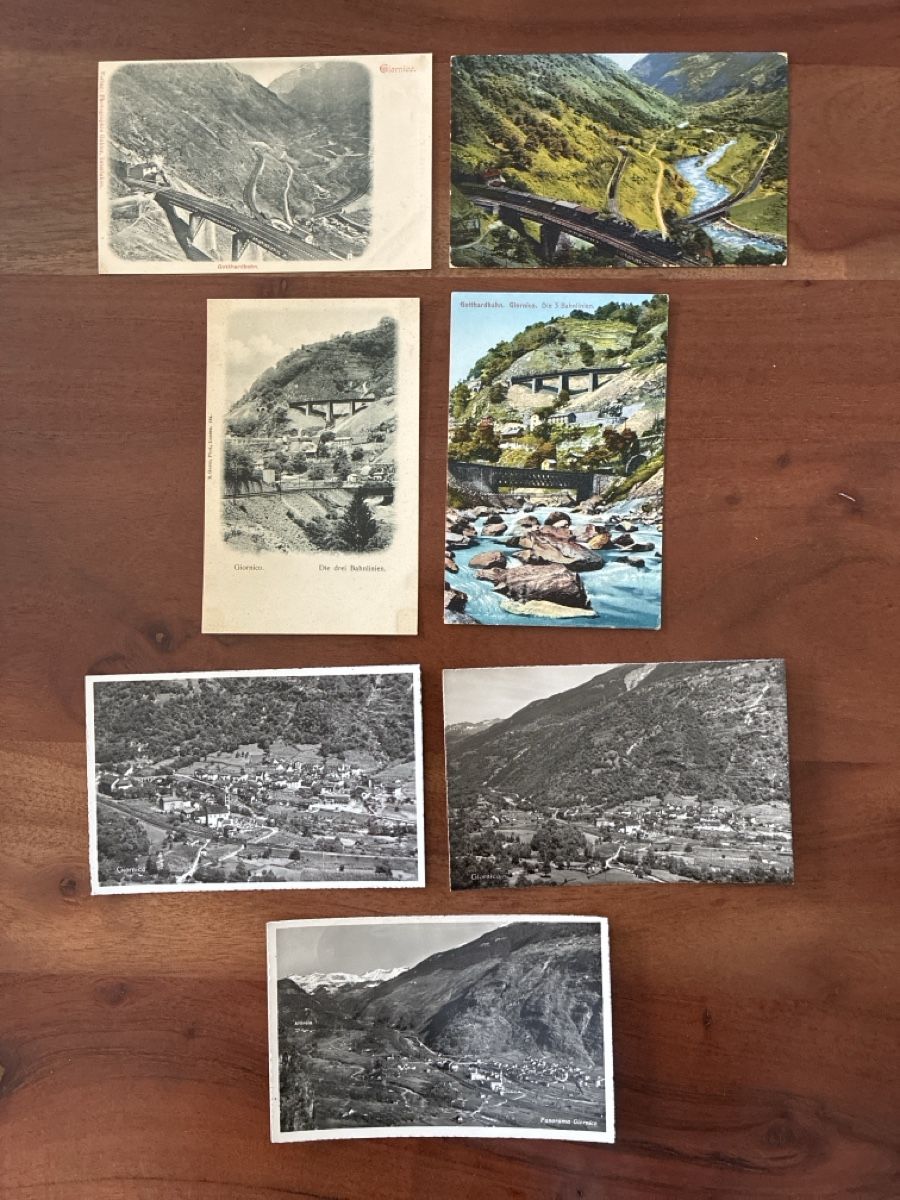 Cartoline postali: 12 Ansichtskarten Schweiz von Giornico TI – Usato da Oftringen venduto da Cla.vD.74