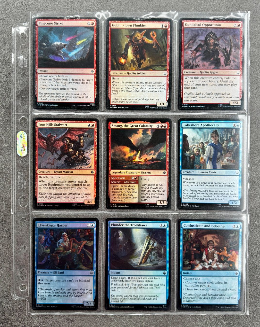 Magic The Gathering Sammelbilder & Trading cards: The Hobbit Foil Commons 56stk. – Neu (gemäss Beschreibung) aus Rechthalten von hosme_be 2