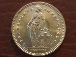 Top Münze - 2.- Franken 1939! Silber