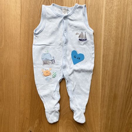 Sommer Baby Schlafstrampler Gr. 68, Top Zustand!