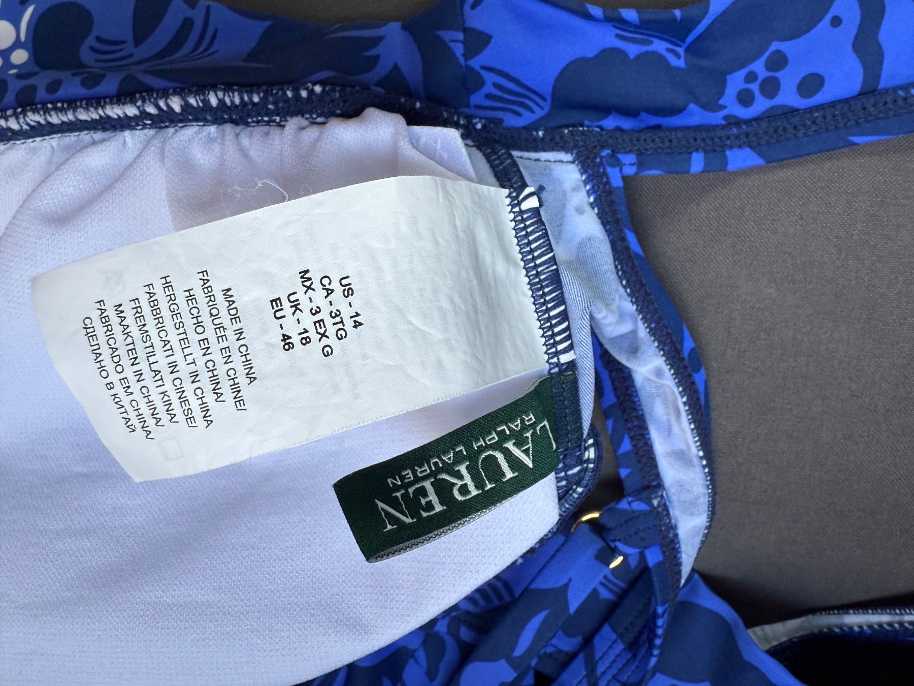 Ralph Lauren Badekleider & Bikinis: Ralph Lauren Bikini, blau/weiss 14 – Neu und originalverpackt aus Riehen von edu_92w7 3