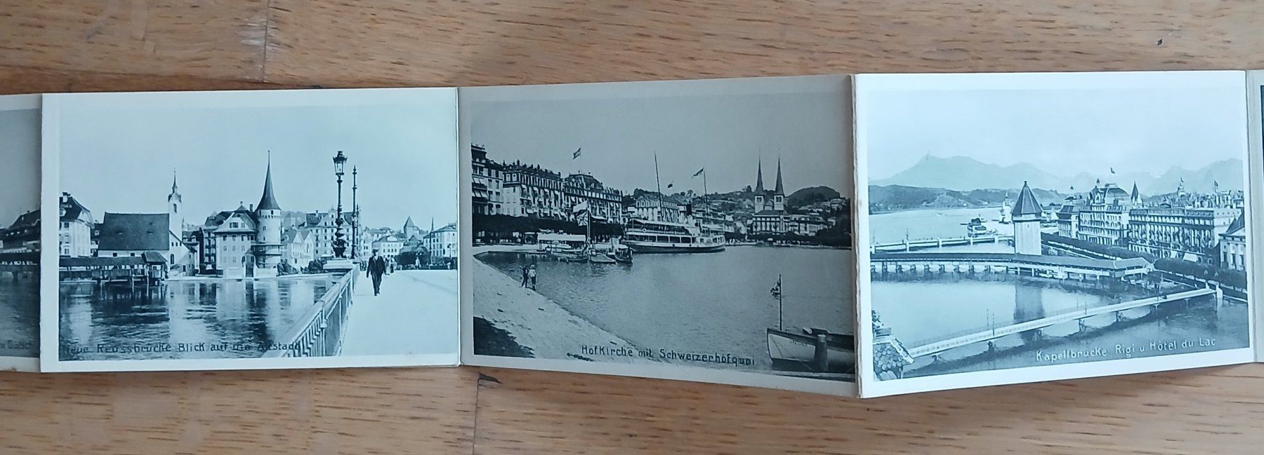 Cartoline postali: Souvenir von Luzern, um 1909 – Usato da Wettingen venduto da Aromat 2