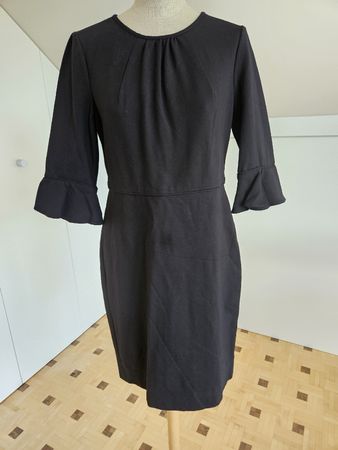 🖤 Elegantes schwarzes Kleid – Stretch – ideal für Herbst