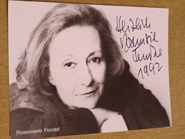 Rosemarie Fendel - verstorben 2013