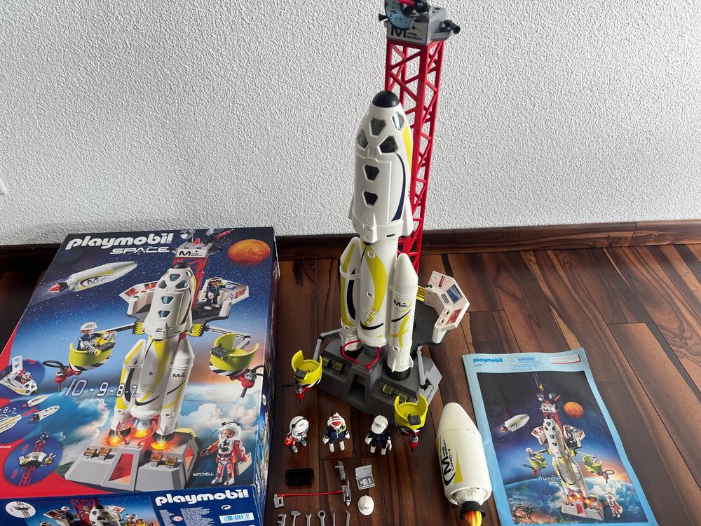 Playmobil Space 9488 Mars-Rakete mit Startrampe und OVP (Gebraucht) in ...
