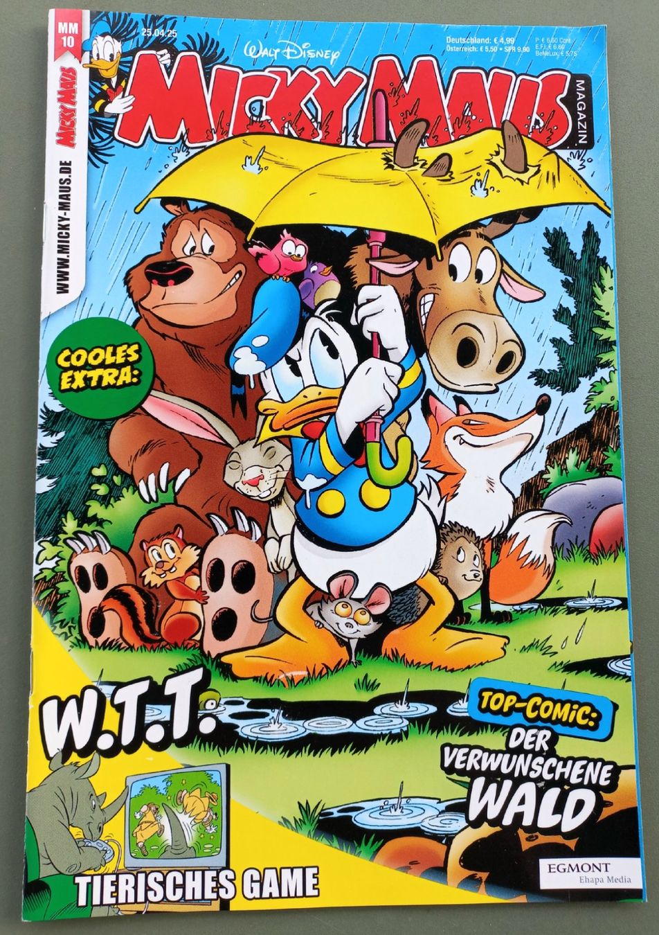 Fumetti: Comic - Micky Maus MM10 - Der verwunschene Wald – Usato da Niederuzwil venduto da lubimaja