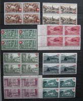 PP 1939 - 1951 Viererblöcke postfrisch **