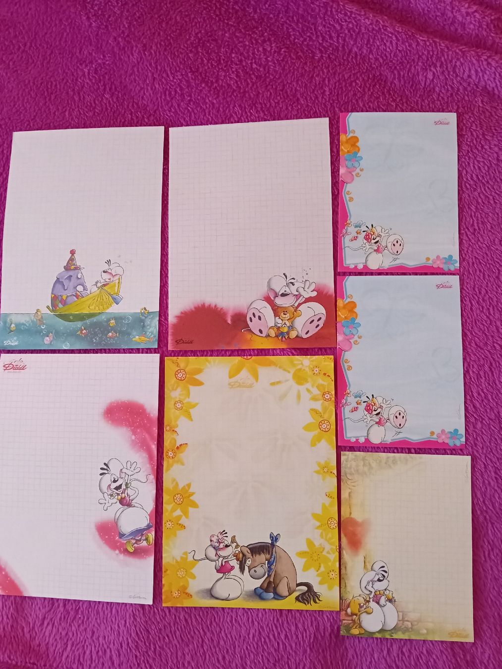 Papiere: Diddl Papier, 4 x A5, 3x A6 – Neu (gemäss Beschreibung) aus Witterswil von hele04