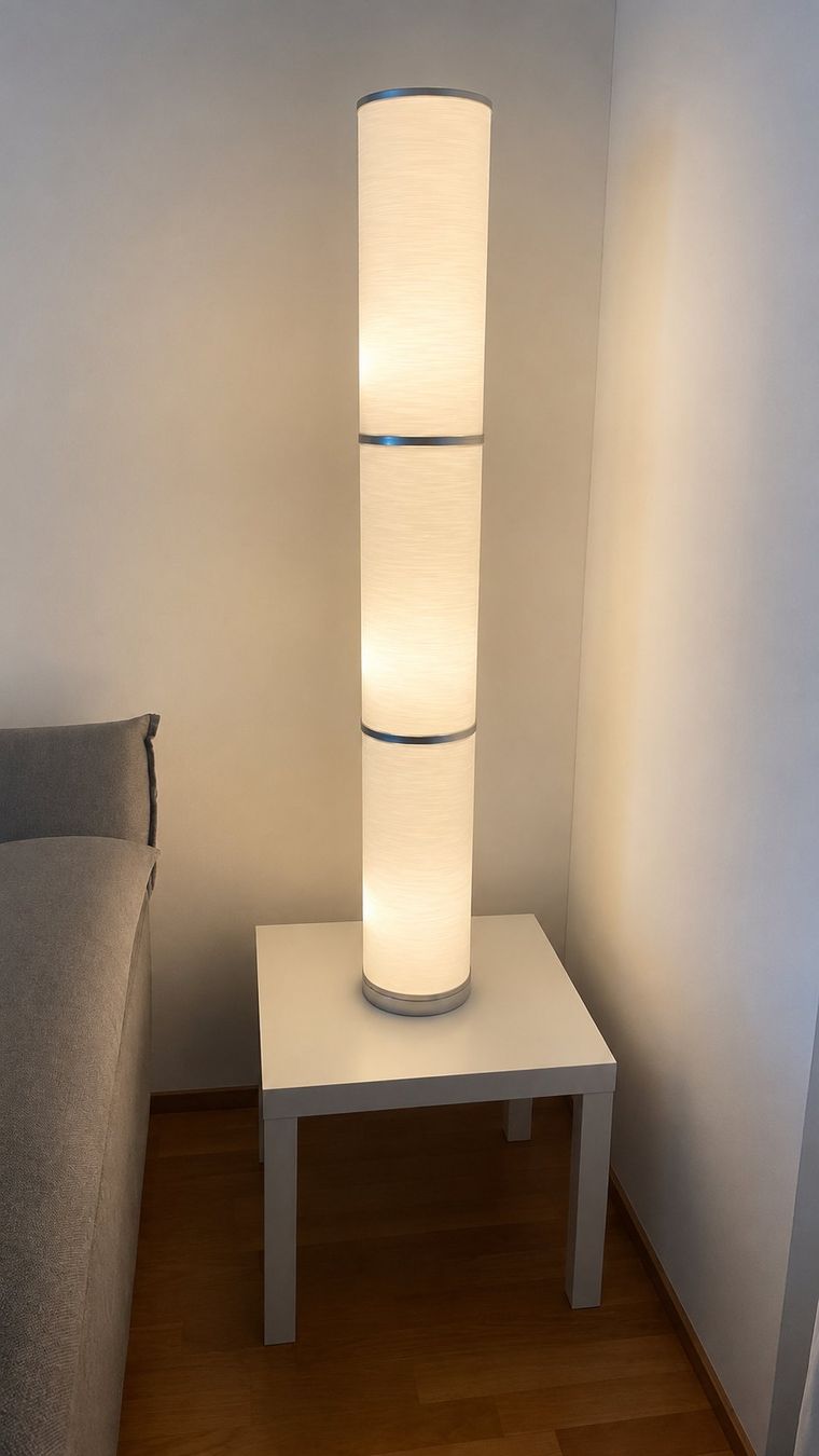 Ikea Lampen: IKEA VIDJA Stehleuchte weiss 138 cm – Gebraucht aus Glattpark(Opfikon) von Carpri