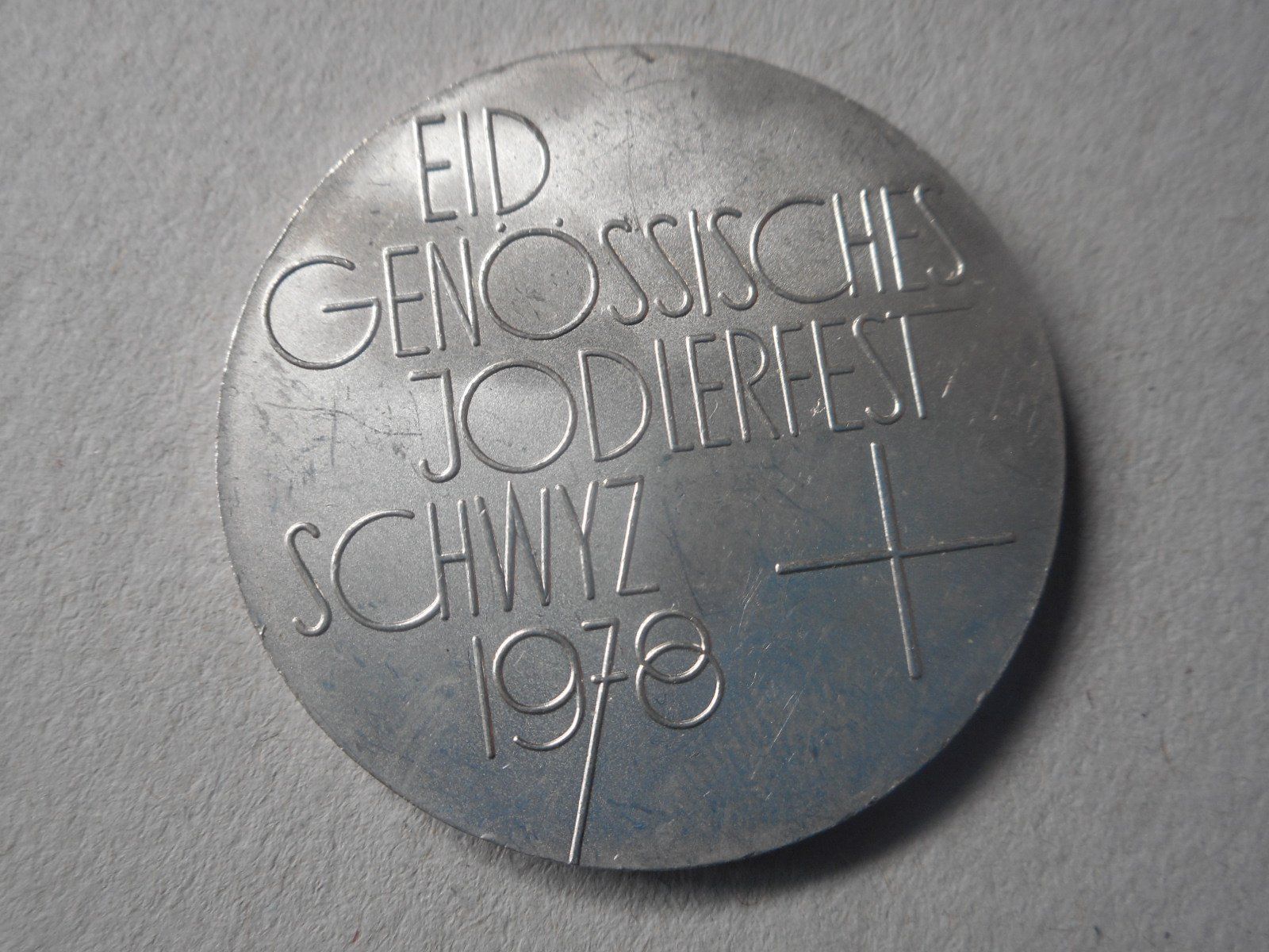 Medaglie: 1978 silber Eidg.Jodlerfest Schwyz – Nuovo (secondo la descrizione) da Kriegstetten venduto da pizlad2010 1