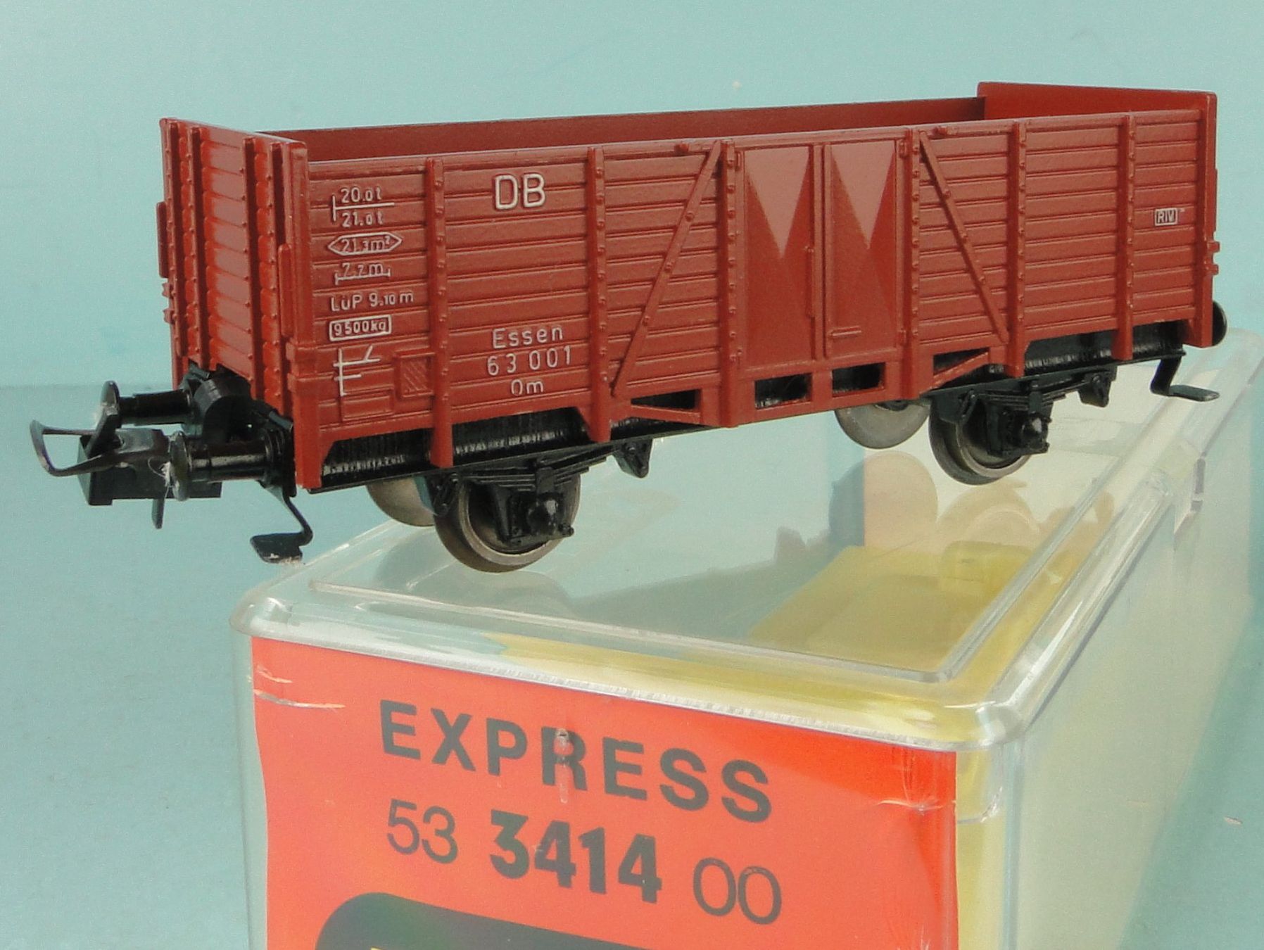 Trix Modellini di ferrovie: TRIX Express 3414 DB Om, Guss – Usato da Bülach venduto da cann11