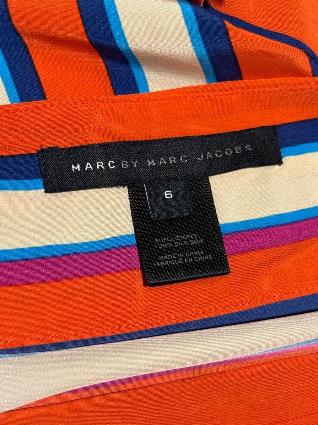 Marc Jacobs Camicette: Bluse Marc by Marc Jacobs gestreift Seide Grösse 6 – Usato da Baar venduto da nitram29 5