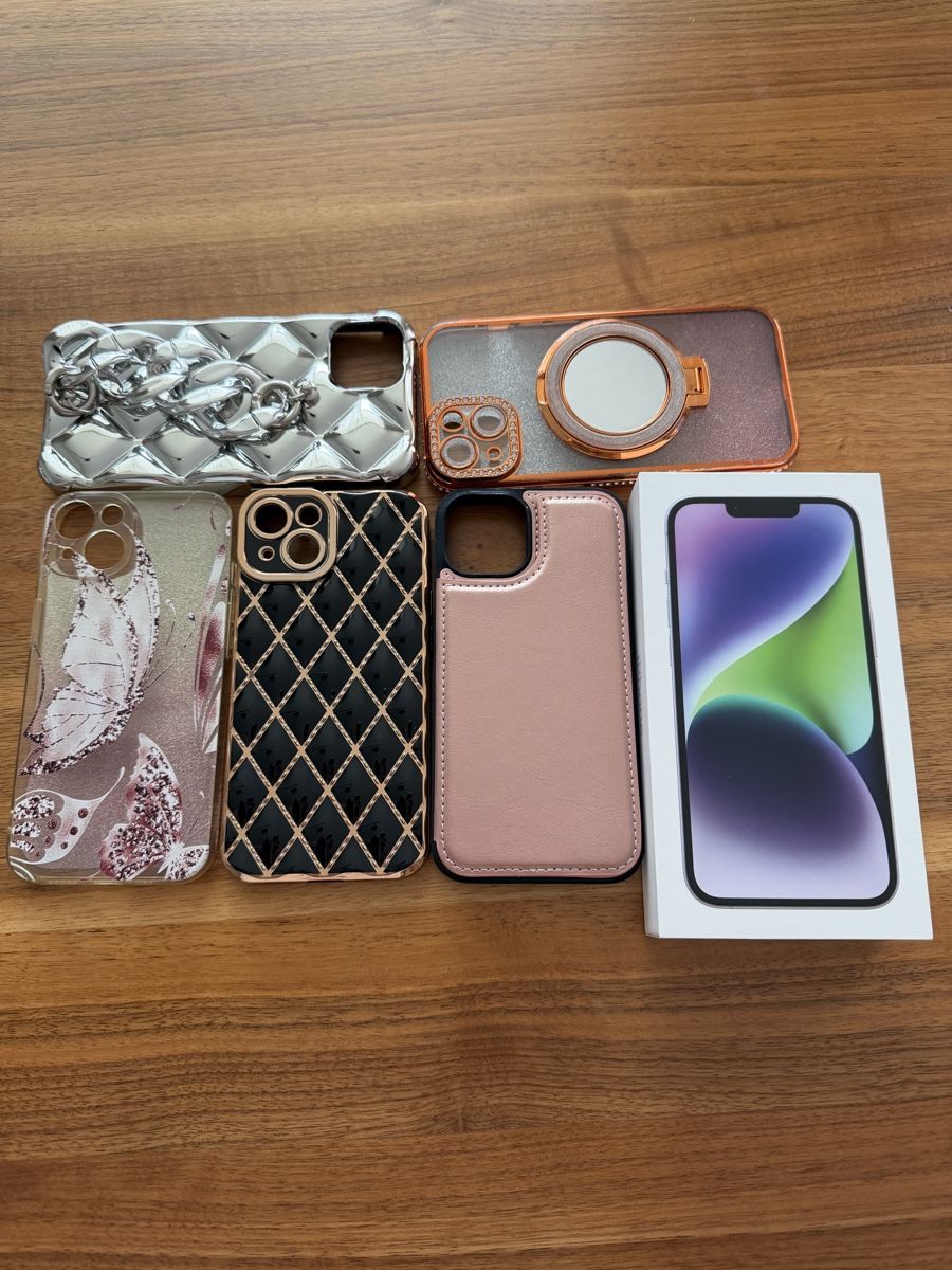 Apple Handys / Smartphones: iPhone 14 lila ohne Gebrauchsspuren – Gebraucht aus Sarnen von Kontrasvega 1