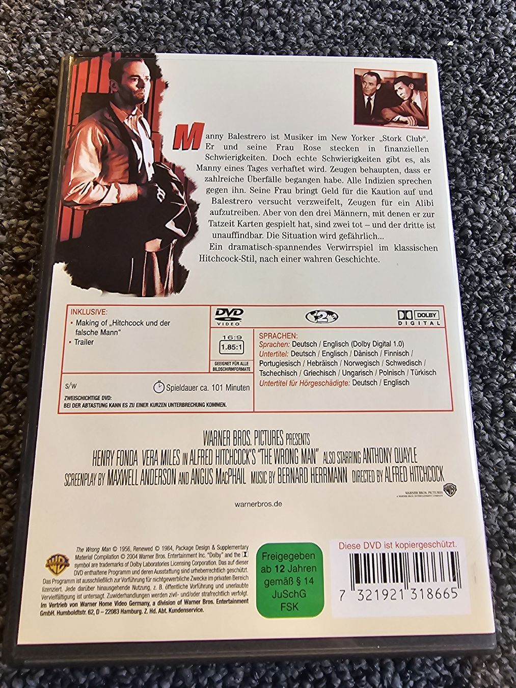 Tutti i DVDs: Der Falsche Mann (21582) – Usato da Ruswil venduto da jan_bxl5 1