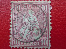 1868: SCHALTJAHR-MARKE, Nr.38 von SCHLIEREN (ZH) 29.2.1868!!