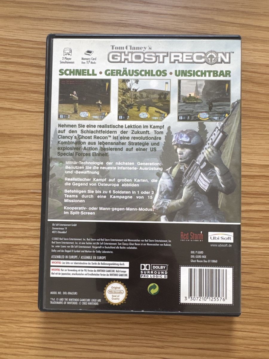 Nintendo Giochi: Ghost Recon - GameCube – Usato da Zürich venduto da Manuel.Huber 1