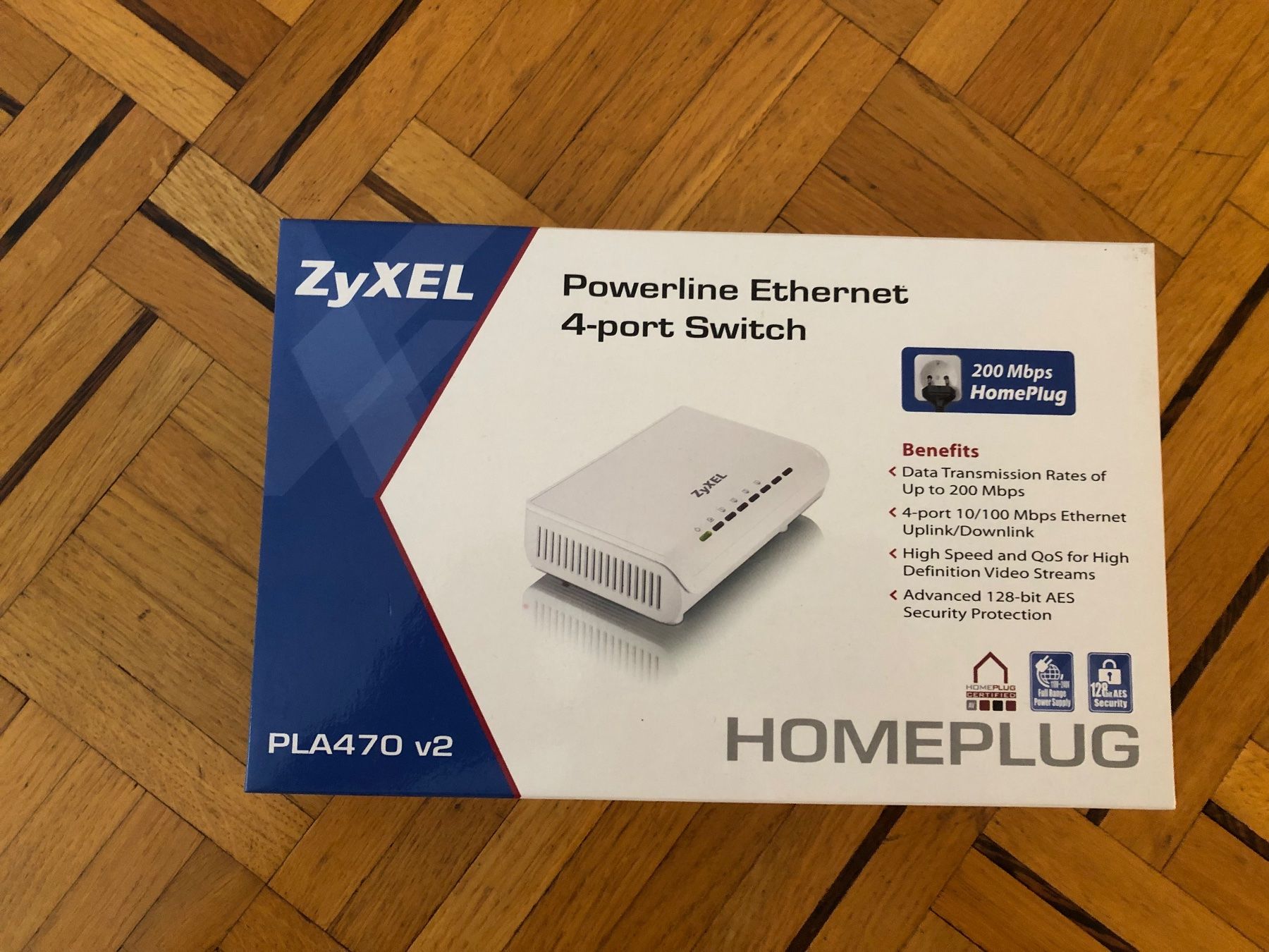 Zyxel Laufwerke & Adapter: ZyXEL Powerline Ethernet 4-port Switch (CPL) – Neu und originalverpackt aus Préverenges von groli_mur 3