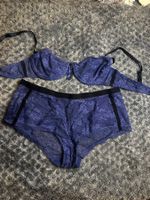 Ensemble Lingerie DIM, taille L, bleu, comme neuf!