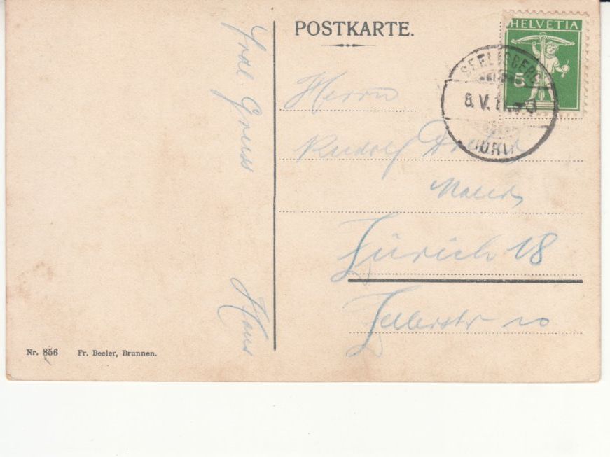 Cartoline postali: Seelisberg 1911 – Usato da Bürglen TG venduto da StampGraf 1