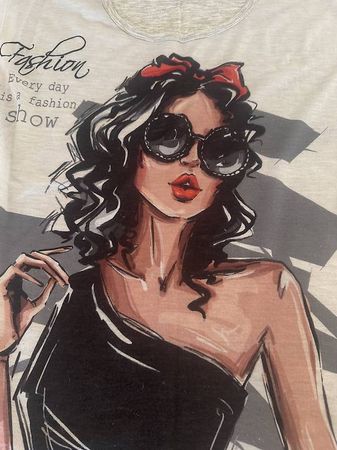 Tshirt mit Print S Zauberstern