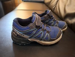 Salomon Kinderschuhe Gr. 27, blau/schwarz, guter Zustand