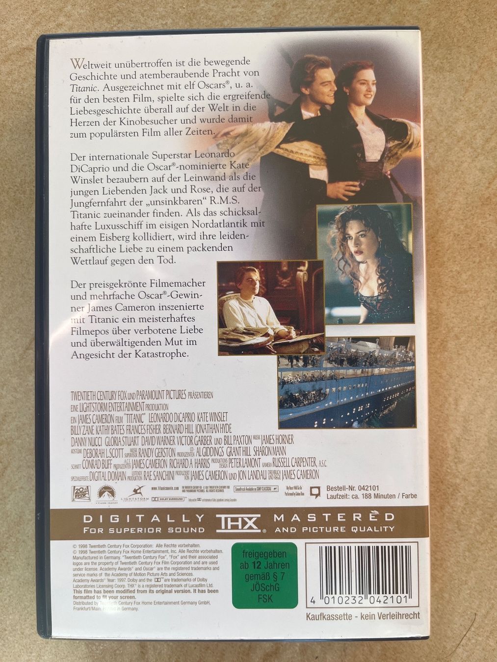 Tutti i VHS: VHS Film Titanic auf deutsch – Usato da Vernayaz venduto da Darkfrost 1