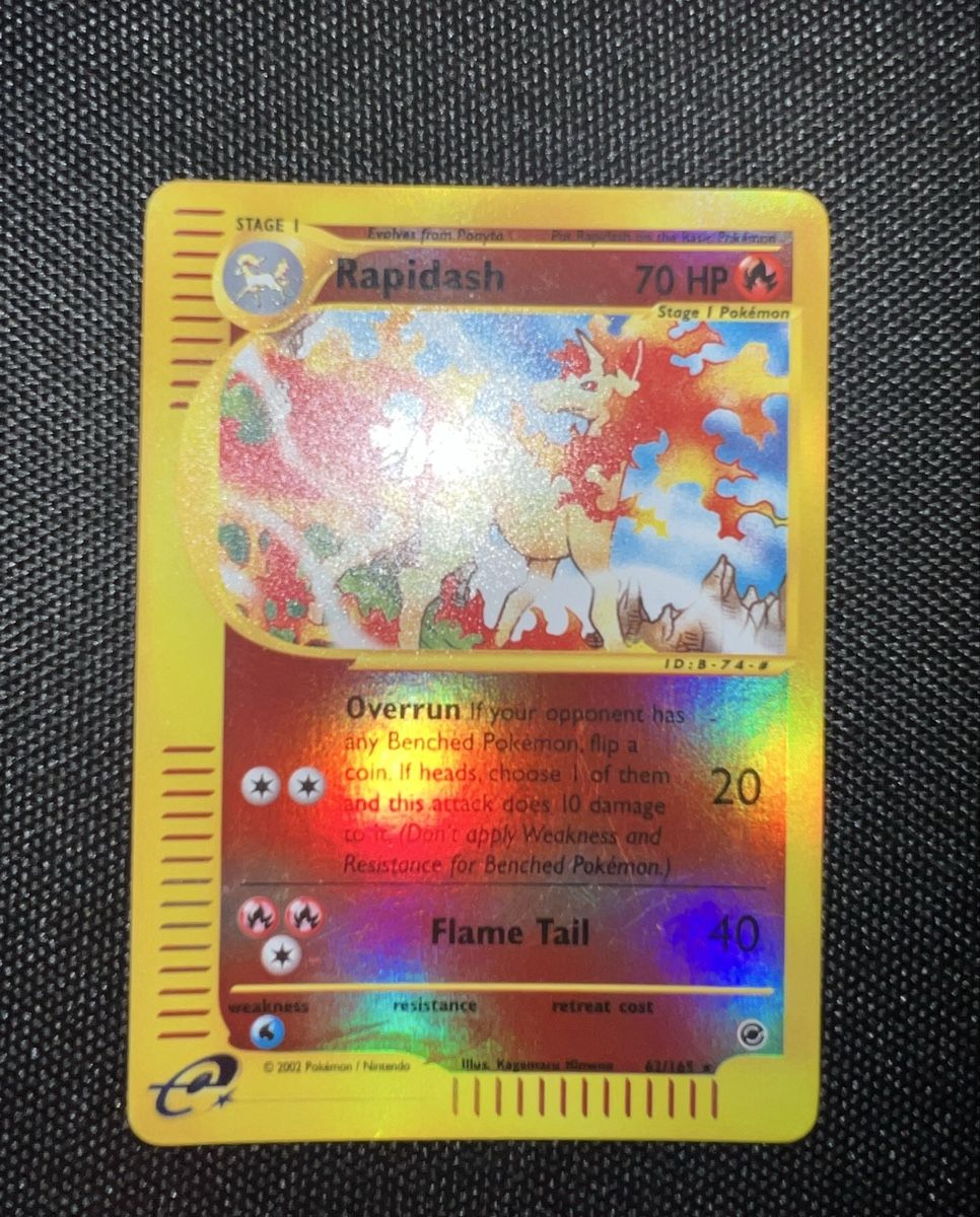 Pokémon Sammelbilder & Trading cards: Rapidash Expedition Reverse English Pokemon – Gebraucht aus Basel von luc_8ghp