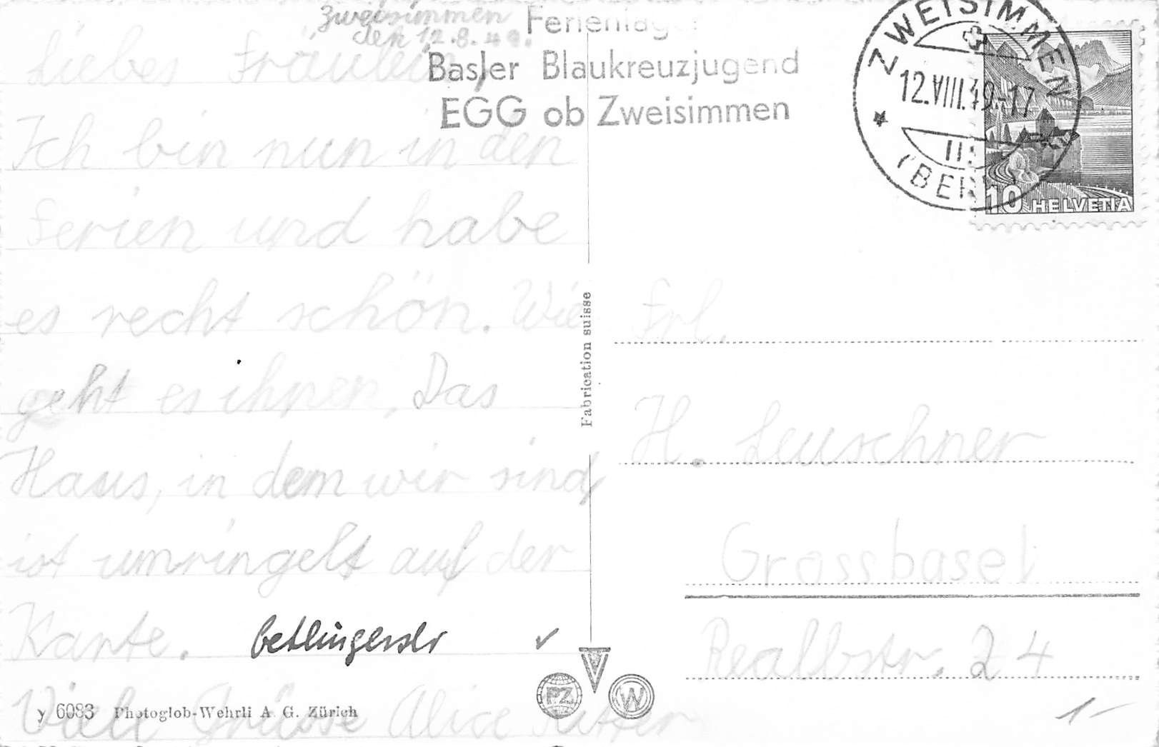 Cartes postales: Zweisimmen (BE) – D'occasion à Biasca par Blenio71 1