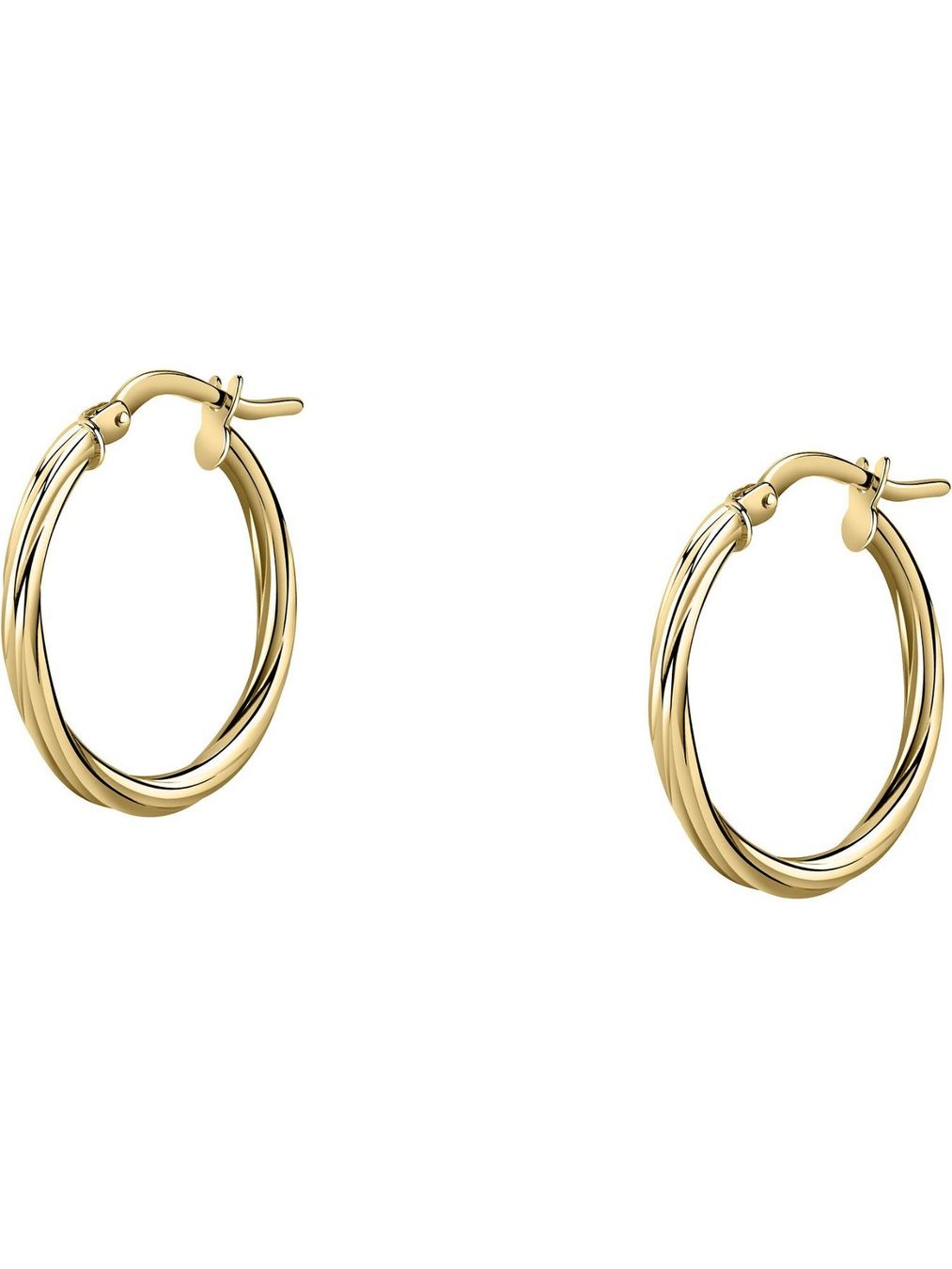 Ohrringe & -stecker: Creolen 375er Gelbgold – Neu und originalverpackt aus Hemmental von Royalgold 2