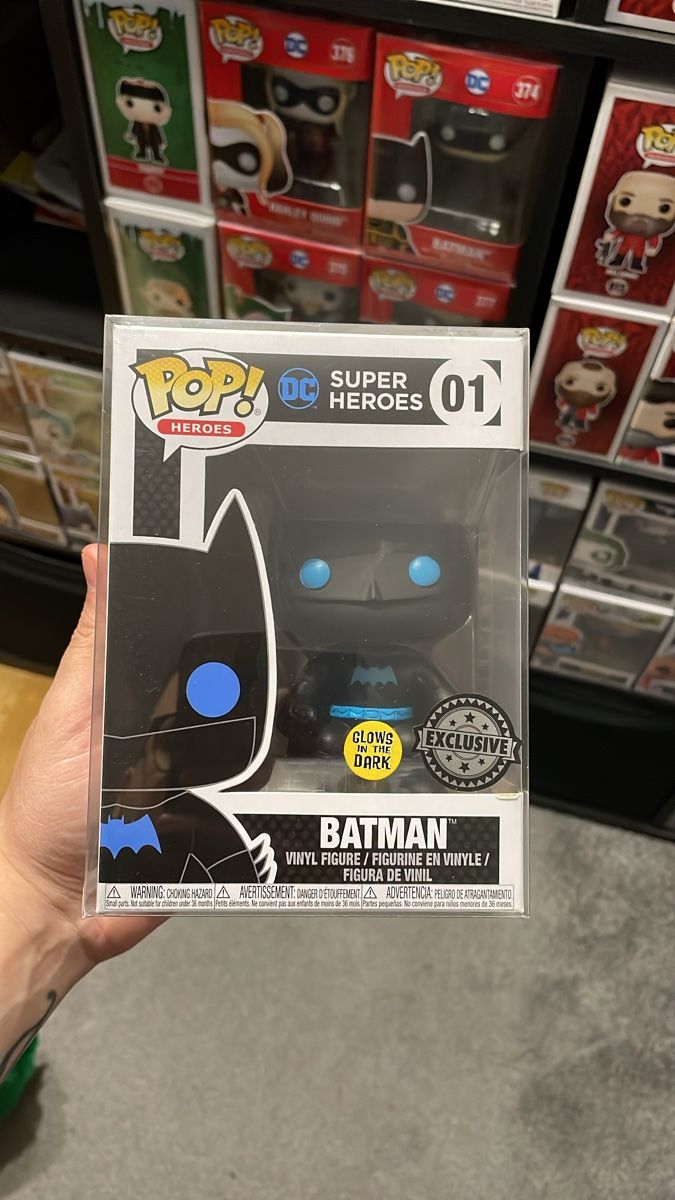 Funko Statuette: Funko Pop Batman 01 Super Heroes - Édition Exclusive – Nuovo e nell'imballaggio originale da Biel/Bienne venduto da jojorei
