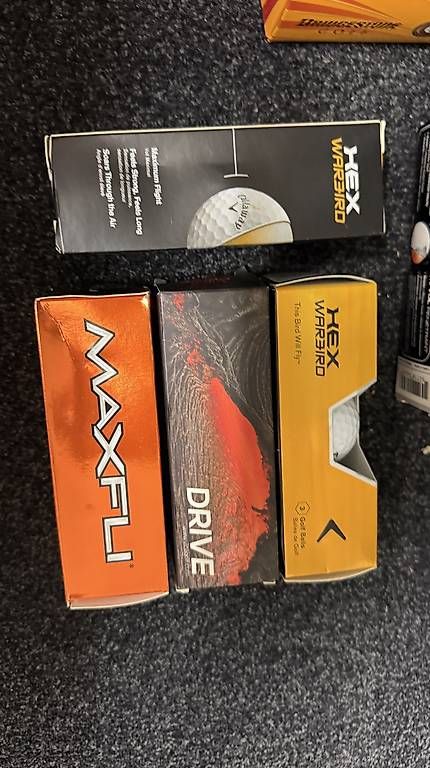 Bälle: Golfbälle NEU Bridgestone 6 / 7 & Hex Maxfli – Neu und originalverpackt aus Meggen von mcmad 3