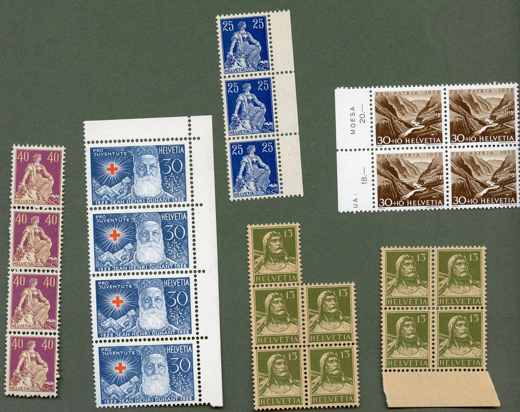 Tutti i francobolli: 1 Lot Schweiz postfrisch - Katalog CHF 474.-- – Usato da Steffisburg venduto da Sorbas