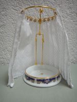 Puppenhauszubehör, Reutter Porzellan-Dusche Royal Blue