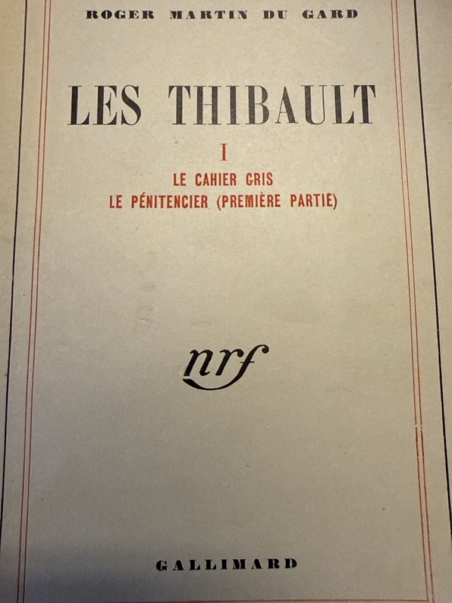 Libri: LES THIBAULT 8 tomes de Roger Martin Du Gard – Usato da Schmitten FR venduto da Hohezelg 1