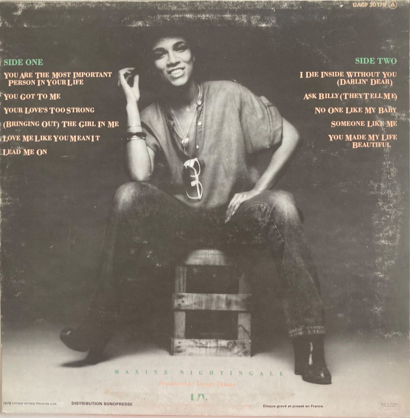 Schallplatten: MAXINE NIGHTINGALE - LOVE LINES – Gebraucht aus Poliez-Pittet von Newtown-Records 1