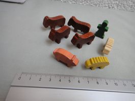 Puppenhauszubehör, Miniaturspielzeug Bauernhoftiere